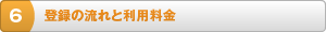 登録の流れと利用料金